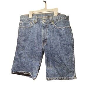 Levi’s 505 Men’s Jean Shorts Size 34 Blue Denim Straight Fit 34W